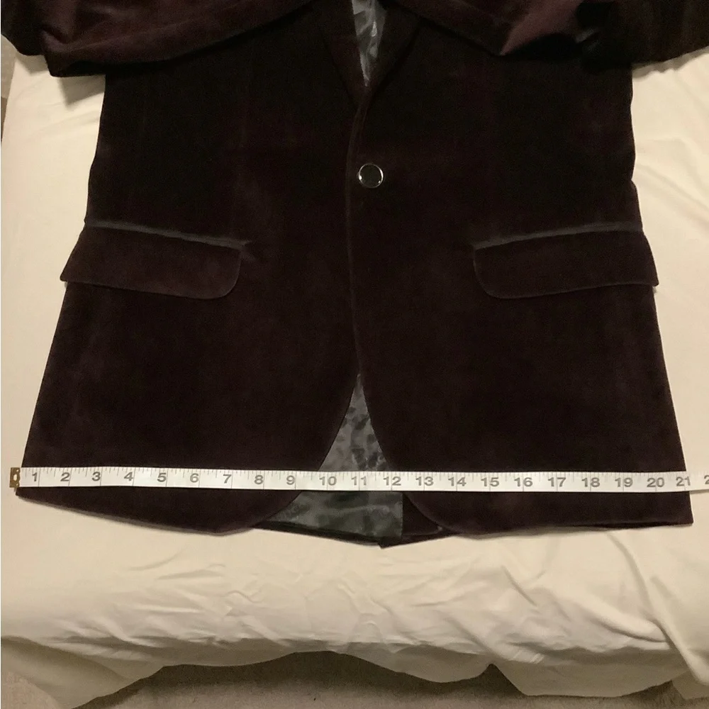United Colors Of Benetton Velvet Blazer - Picture 12 of 16